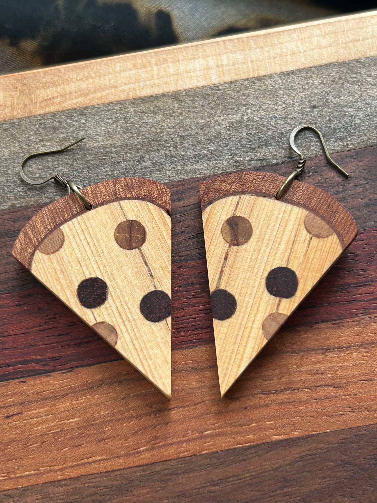 Pizza Earrings