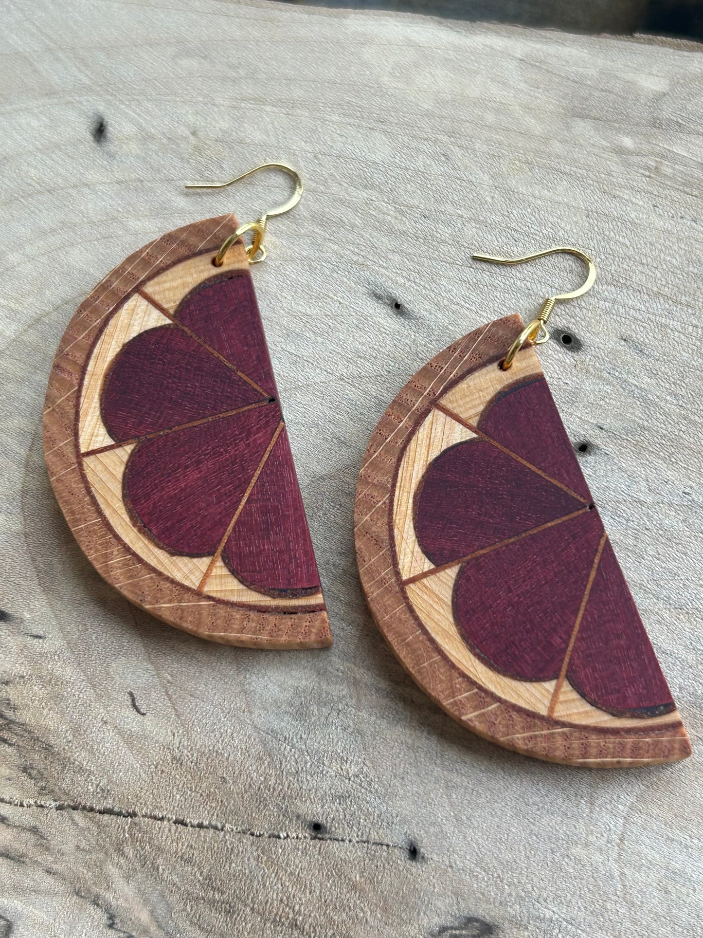 Purple Heart Fruit Slice