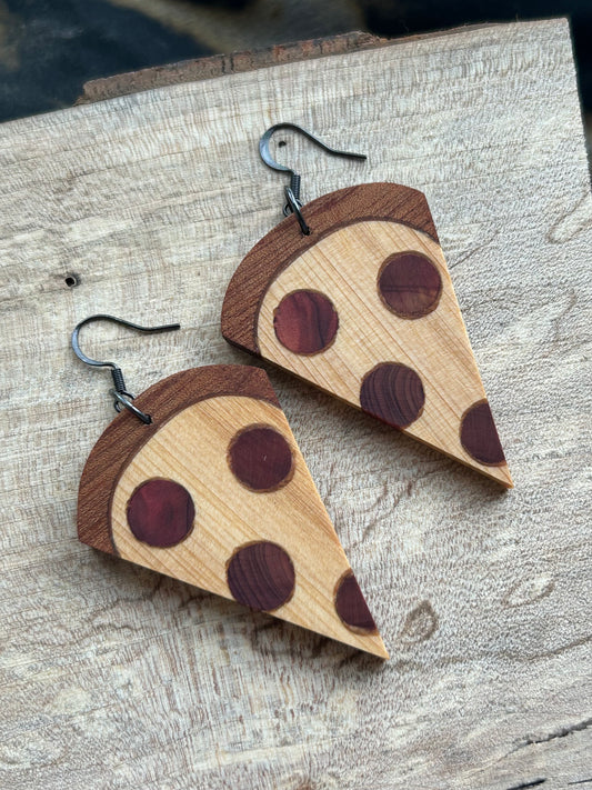 Pepperoni Pizza Earrings