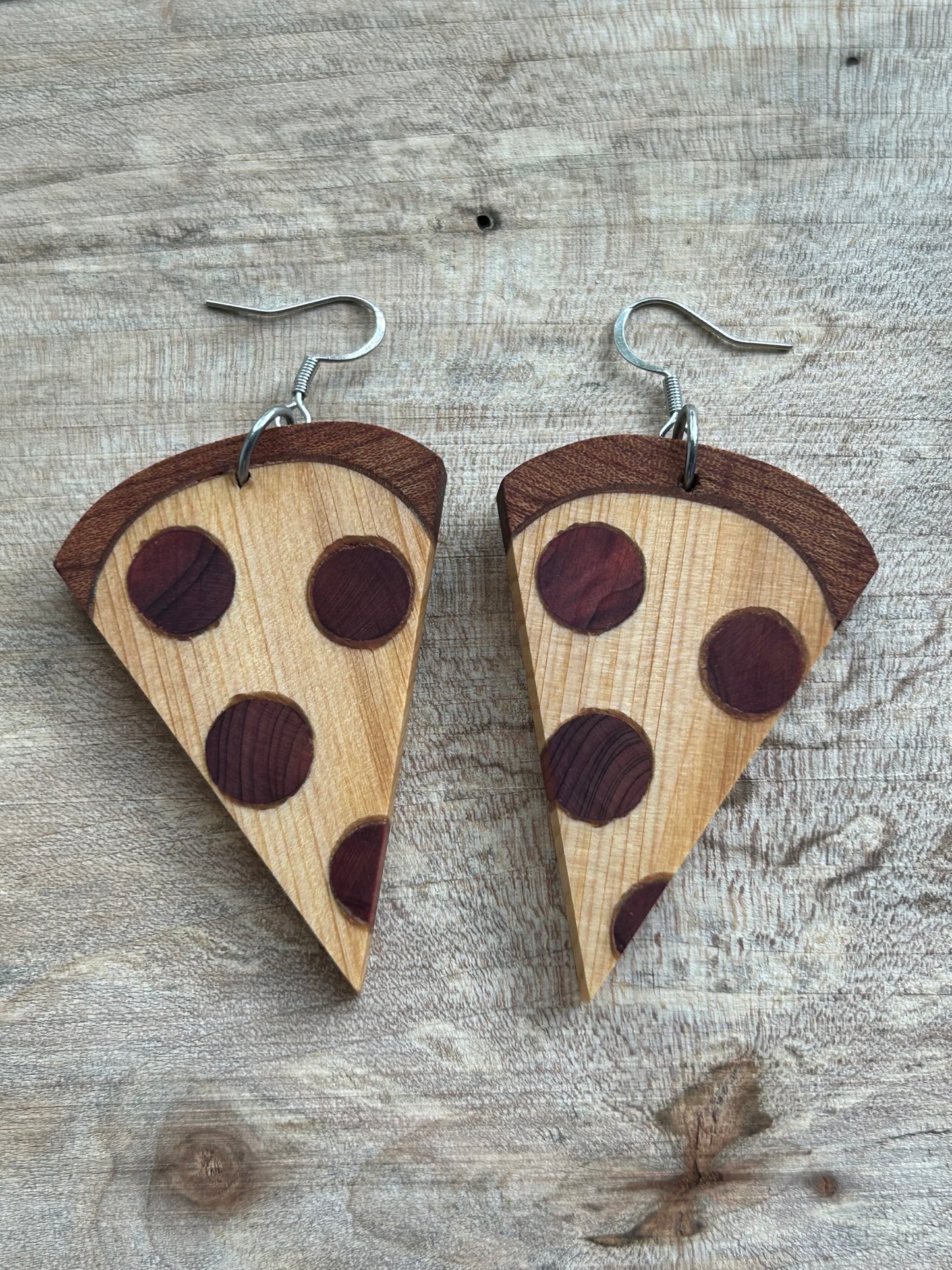 Pepperoni Pizza Earrings