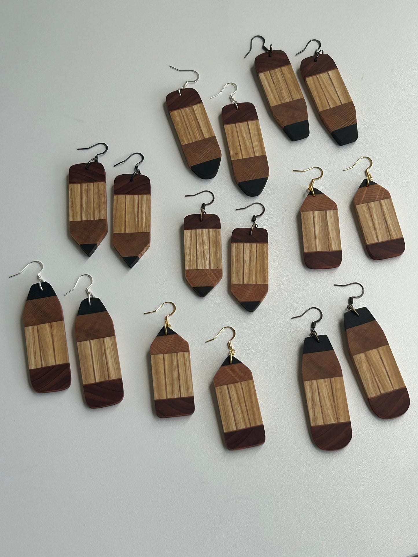 Cedar, Cherry, Oak, Maple and Wenge Pencils