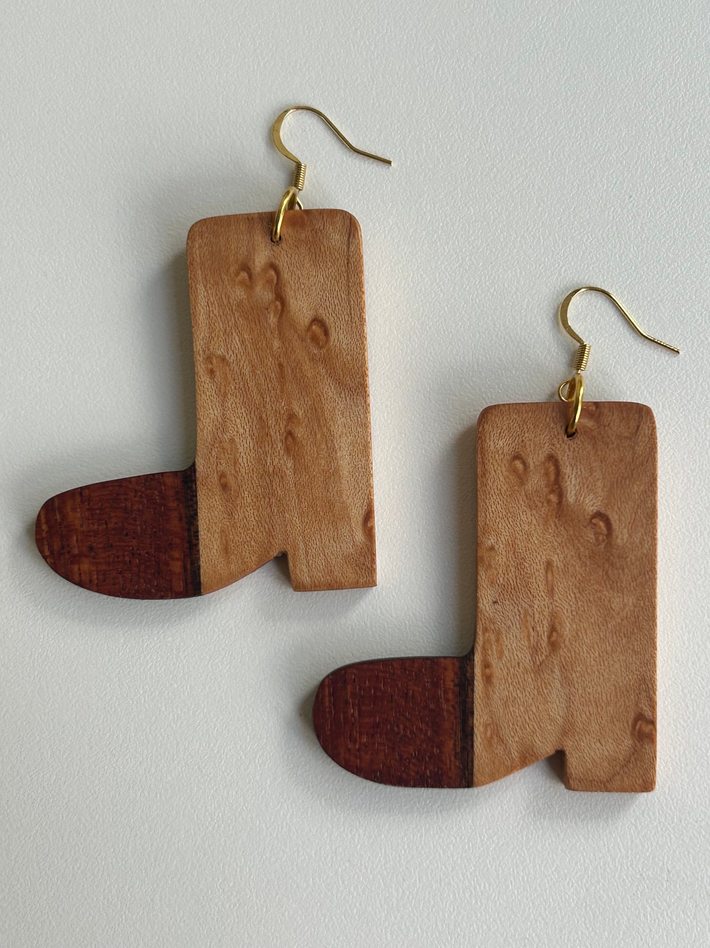 Maple and Sapele Boots